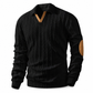 Sweat à col ras du cou décontracté pour homme, couleur unie