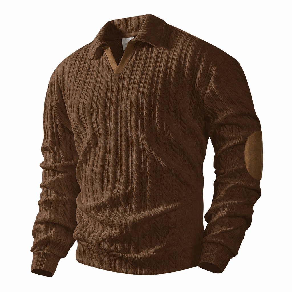 Sweat à col ras du cou décontracté pour homme, couleur unie