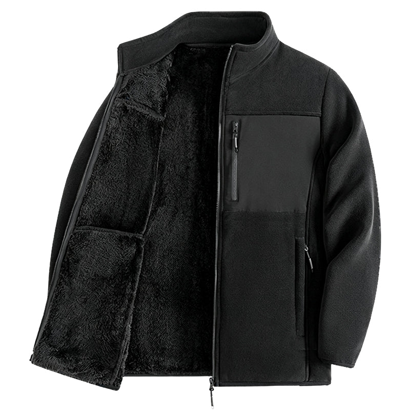 Veste zippée en polaire épaisse unisexe