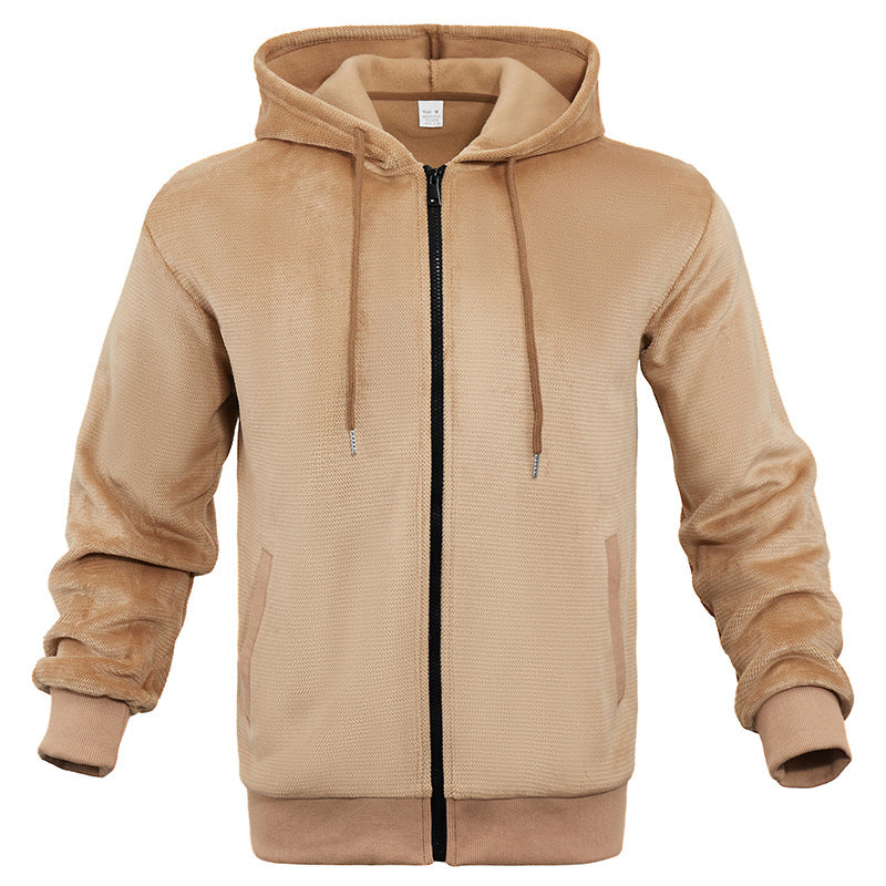Veste à capuche pour homme à motif ananas et grille