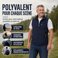 Gilet de plein air décontracté pour homme à col montant