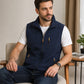 Gilet de plein air décontracté pour homme à col montant