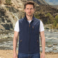 Gilet de plein air décontracté pour homme à col montant