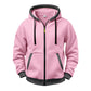 Veste à capuche zippée chaude