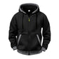 Veste à capuche zippée chaude