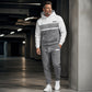 Ensemble sweat à capuche et pantalon décontracté à blocs de couleurs pour homme