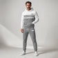 Ensemble sweat à capuche et pantalon décontracté à blocs de couleurs pour homme