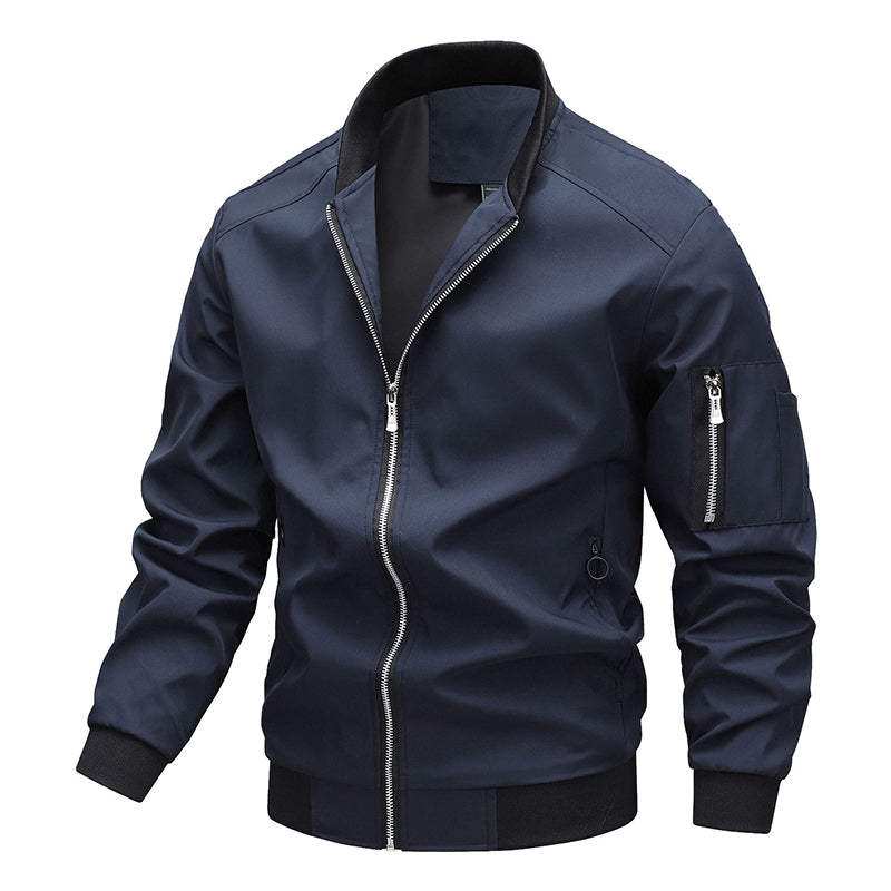 Blouson aviateur décontracté pour homme, pour activités extérieures