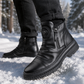 Bottes chaudes à semelle antidérapante et doublure chaude pour hommes