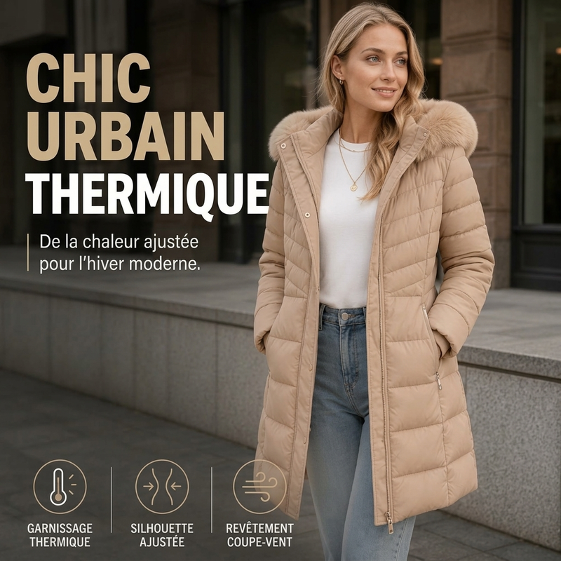 💖Soldes ! Prix cassés💖Parka d'hiver ultra chaude