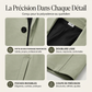 Manteau mi-long minimaliste pour homme à boutonnage simple