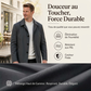 Manteau mi-long minimaliste pour homme à boutonnage simple