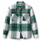 Chemise casual à carreaux en flanelle pour homme