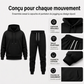 Ensemble 2 pièces à capuche et pantalon de survêtement décontractés pour homme