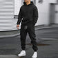 Ensemble 2 pièces à capuche et pantalon de survêtement décontractés pour homme