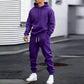 Ensemble 2 pièces à capuche et pantalon de survêtement décontractés pour homme