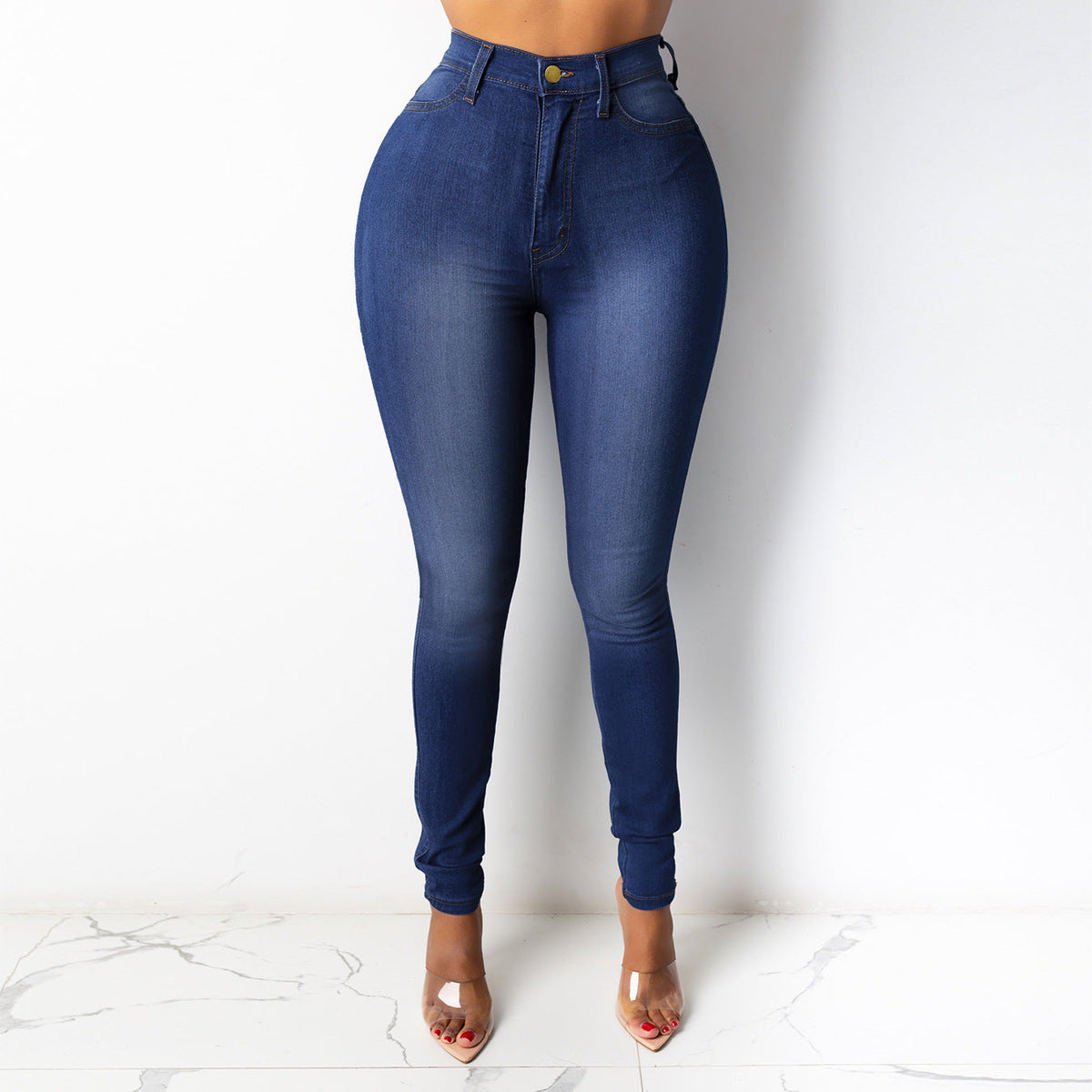 ⏳Liquidation totale!Pantalon crayon taille haute et ajusté pour femmes