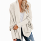 👜 -50 % sur toute la mode femme ! ✨Cardigan en maille femme à manches chauve-souris oversized, avec col châle ouvert, pour l'automne et l'hiver