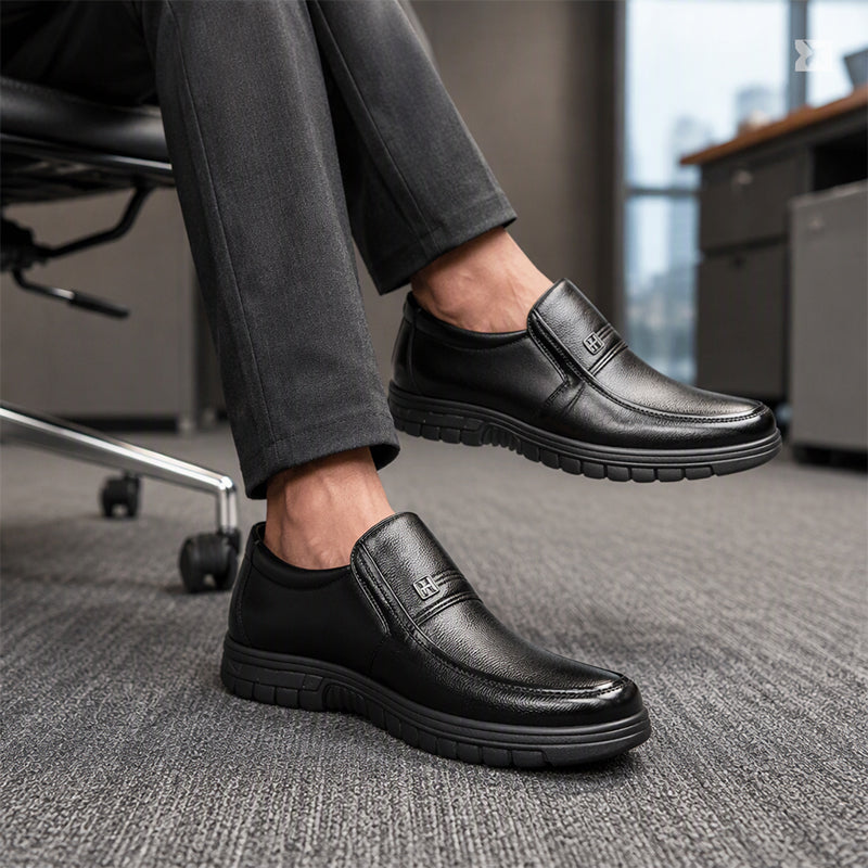 Chaussures habillées décontractées pour hommes, légères et à enfiler