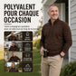 👜 -50 % sur toute la mode femme ! ✨Pull à col montant et demi-zip pour homme