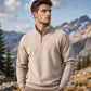 👜 -50 % sur toute la mode femme ! ✨Pull à col montant et demi-zip pour homme