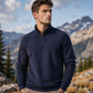👜 -50 % sur toute la mode femme ! ✨Pull à col montant et demi-zip pour homme