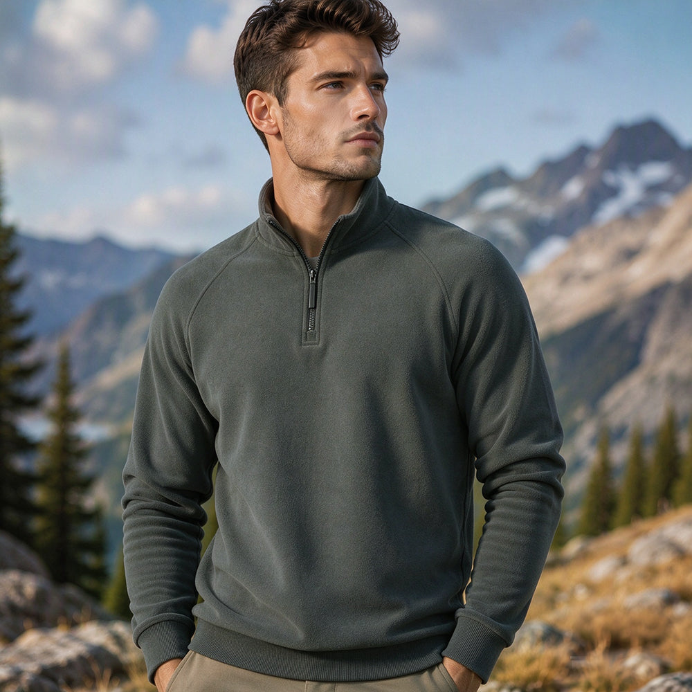 👜 -50 % sur toute la mode femme ! ✨Pull à col montant et demi-zip pour homme