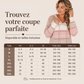 Sweet-capuche en maille ajourée et colorblock pour femme