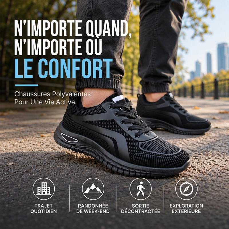 Chaussures thermiques respirantes et antidérapantes pour hommes