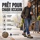 Chaussures de marche pour hommes avec doublure en peluche d'hiver