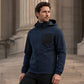 🔥 50% de réduction 🔥Blouson Coupe-Vent Extérieur pour Homme avec Capuche Amovible