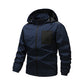 🔥 50% de réduction 🔥Blouson Coupe-Vent Extérieur pour Homme avec Capuche Amovible