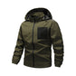 🔥 50% de réduction 🔥Blouson Coupe-Vent Extérieur pour Homme avec Capuche Amovible