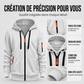 Veste à capuche thermique décontractée pour homme