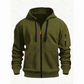 Veste à capuche thermique décontractée pour homme
