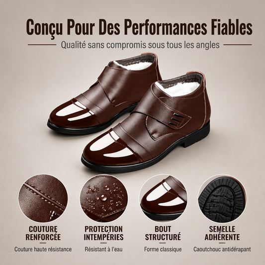 Chaussures d'hiver thermiques et imperméables pour hommes