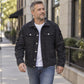 Veste en jean décontractée et polyvalente pour homme