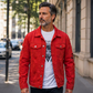 Veste en jean décontractée et polyvalente pour homme