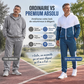 Ensemble léger veste et jogging à blocs de couleur pour homme