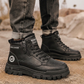Bottes d'hiver antidérapantes et doublures chaudes pour hommes