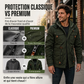 Veste d'hiver thermique pour hommes avec capuche amovible