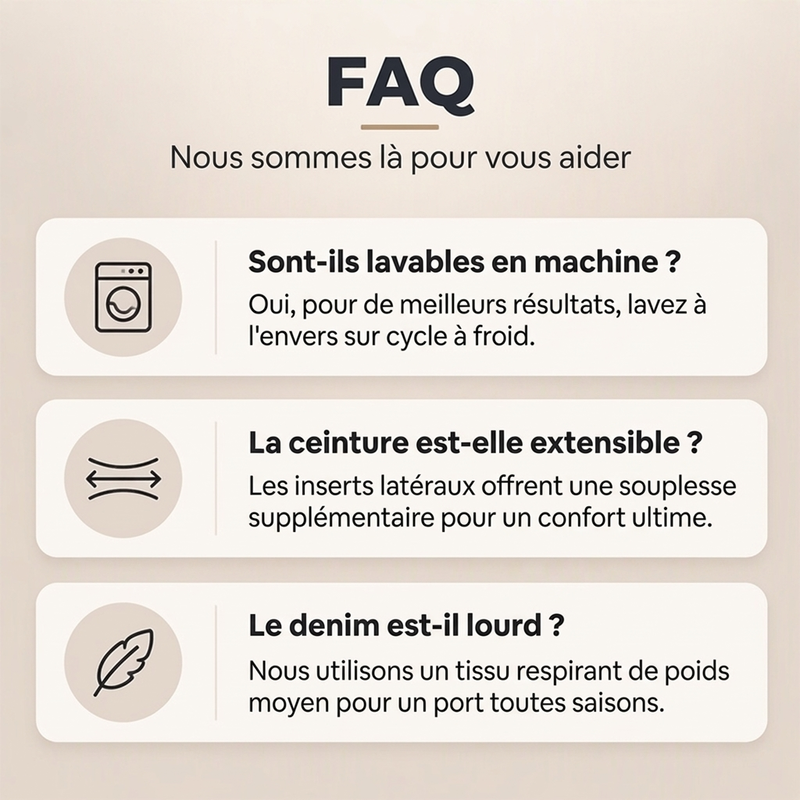 Jean décontracté évasé extensible pour femme
