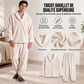 Ensemble Pyjama Homme Confortable et Chaud en Peluche