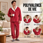 Ensemble Pyjama Homme Confortable et Chaud en Peluche
