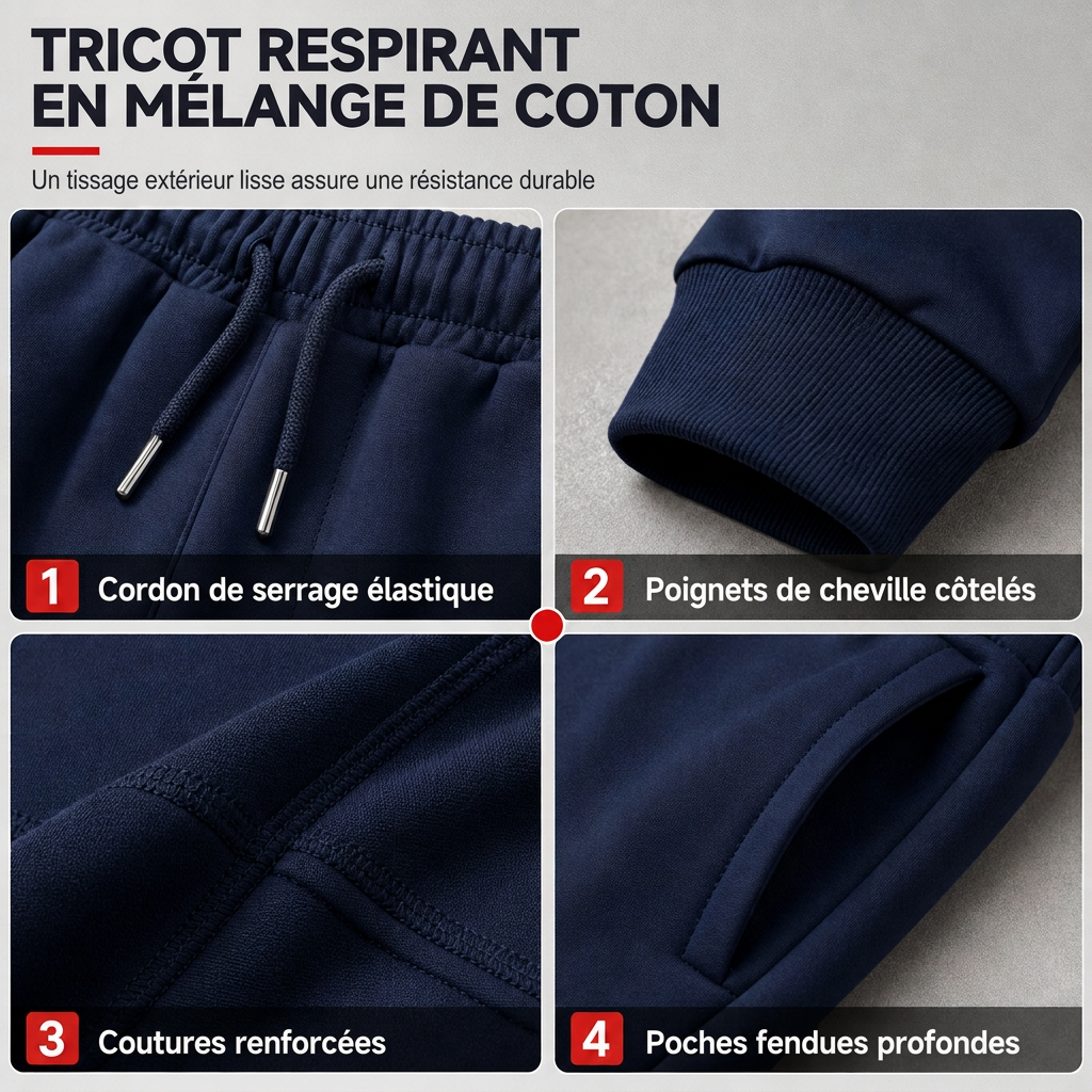 Ensemble de survêtement à capuche et pantalon long à imprimé lettres pour hommes, coupe ample