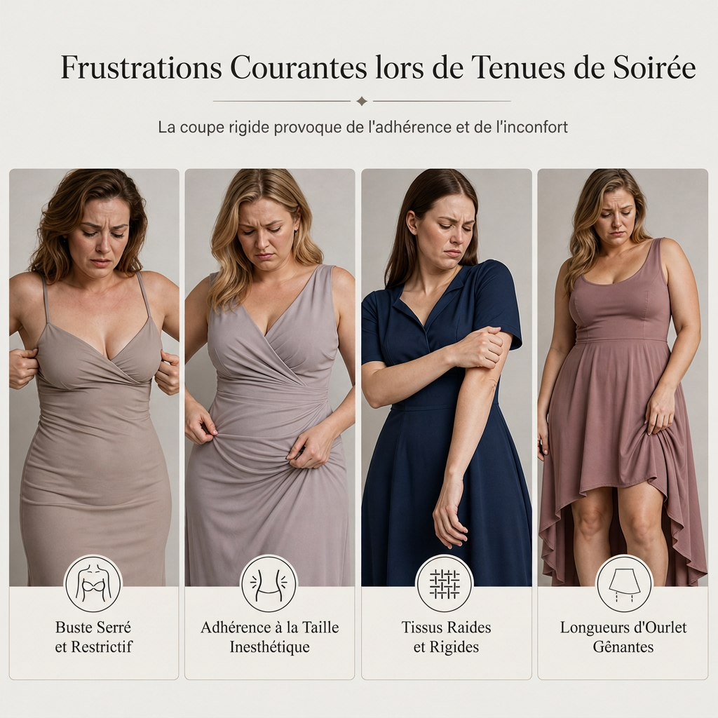 Robe classique pour femme, portée au quotidien