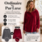 Sweat à capuche en velours pour femme
