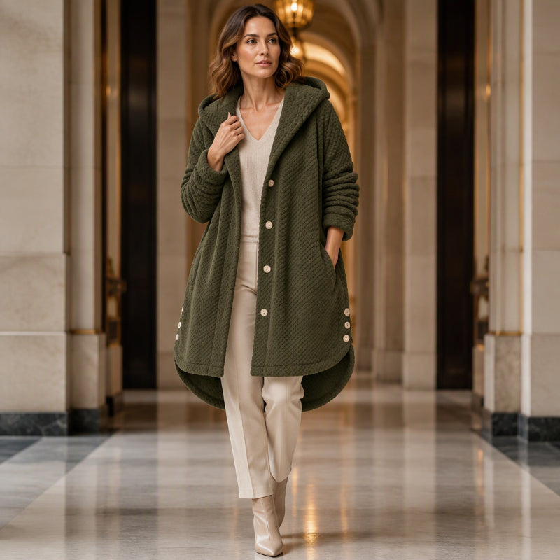 Veste thermique d'hiver mi-longue pour femme