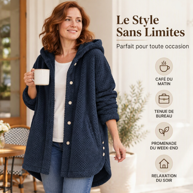 Veste thermique d'hiver mi-longue pour femme