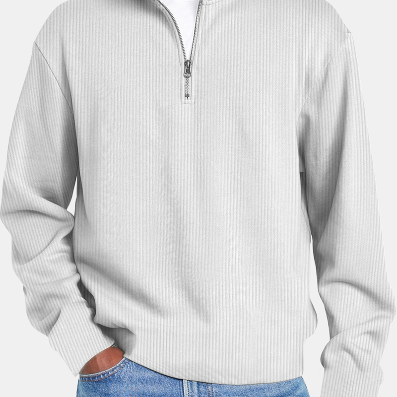 Liquidation totale : -50 % avant rupture de stock ⏳Sweat-shirt haut de gamme à col zippé